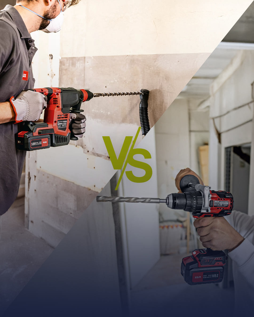 Klopboormachine of boorhamer: alle verschillen op een rij