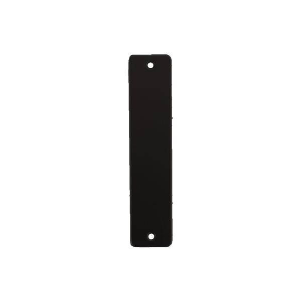 Dulimex Kortschild geheel blind - type 180/41 - geperst aluminium zwart - KS GB BE