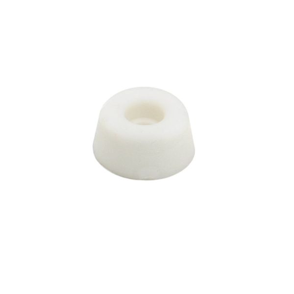 Dulimex Closetbuffer ø20x10 - rubber wit/rood