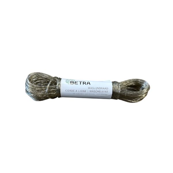 Betra Waslijndraad met stalen kern - 20 meter - Ø2,8 mm - transparant/grijs - 115009V