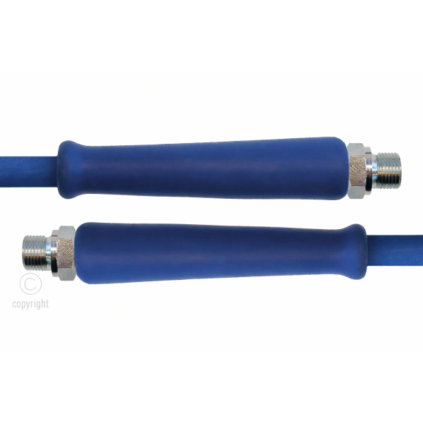 Vitillo TEKNOJET Hogedrukslang - 3/8" - 2x buitendraad - 20 meter - 400 bar - blauw 