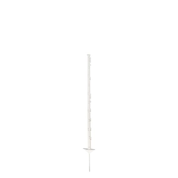 Koltec Afrastering paal - 105 cm - kunststof wit - 10 stuks - 162-80325-10