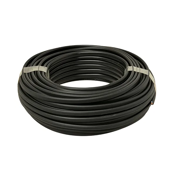 Hevu Tools Snoer afgeplat - 2 x 0,75 mm² - 20 meter - H03VVH2-F - zwart