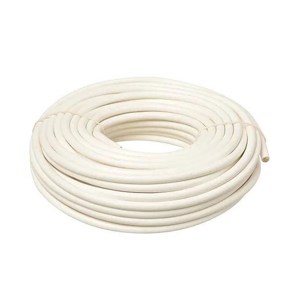 Hevu Tools Snoer rond - 2 x 0,75 mm² - 20 meter - VMVL H03VV-F - wit