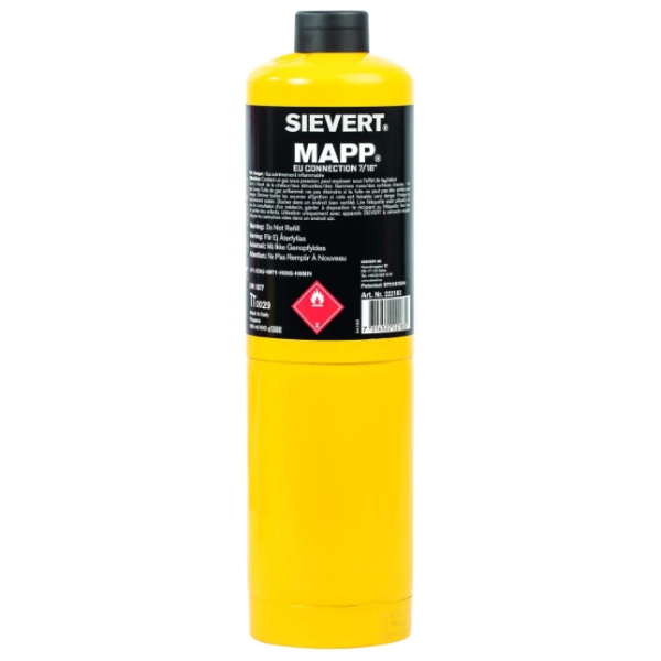 Sievert Gaspatroon Mapp Propyleen 640 ml EU - 222183