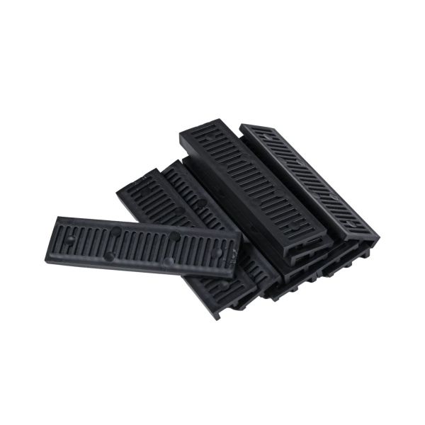 Mac Lean Glasblokjes - 4/8 mm - zwart - 10 stuks - 2400009