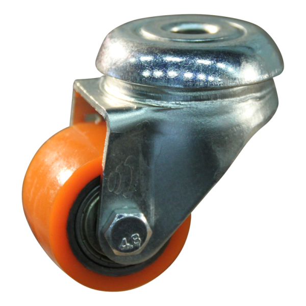 Novio serie 28-23 Zwenkwiel geremd met boutgat bevestiging - &Oslash;50 mm - kogellager - PU/TPU - 228.056.230.025