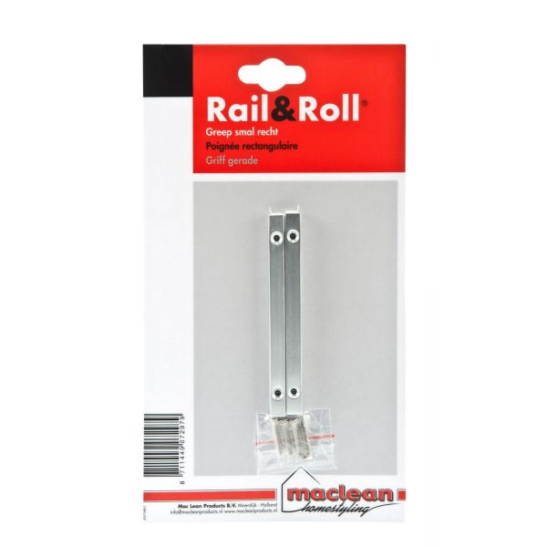 Mac Lean Rail & Roll handgreep ALU recht pakket - 3070461