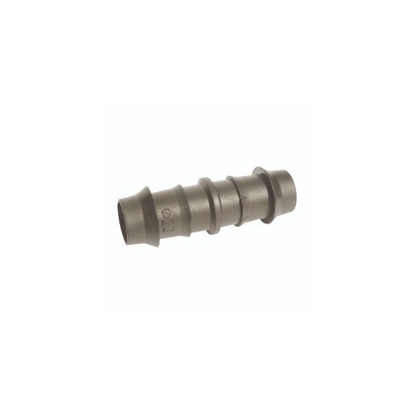 Palaplast rechte verbinder - 2x 16 mm tule - zwart