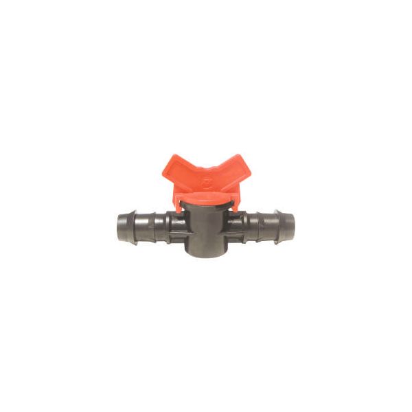 RainBird BF-72 Druppelslang kogelkraan - 2x Ø16 mm tule - zwart