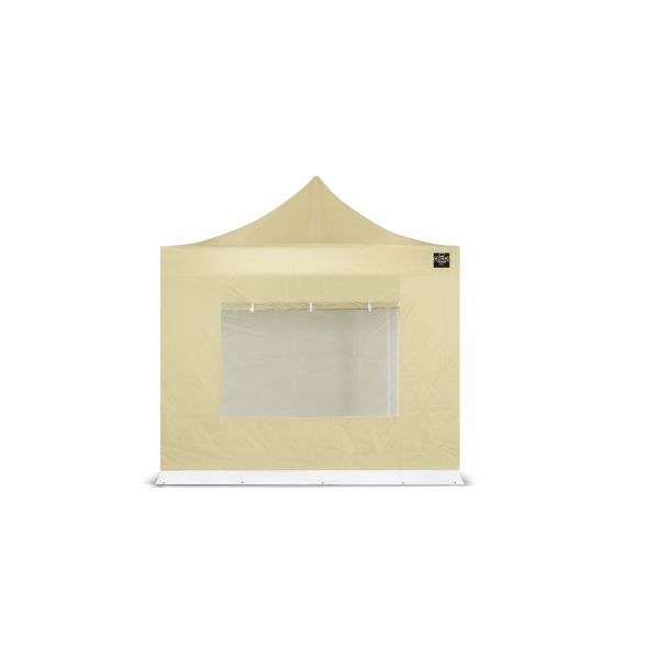 Grizzly GO-WORK Doorwerktent zijwand met raam - 3 meter - zand - GOWZ3RS