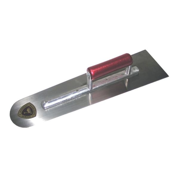 Schwan 400260 Vloerspaan rond model - 80x110x600 mm - gehard staal - houten handvat
