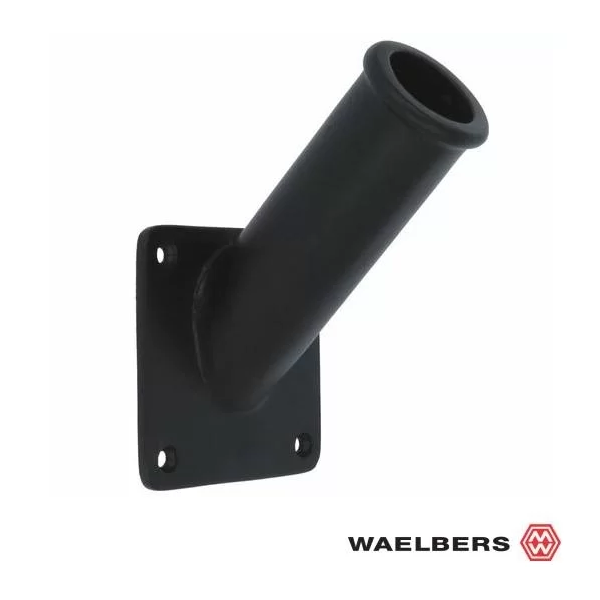 Waelbers Vlaggenstokhouder - zwart - aluminium - 418907.01