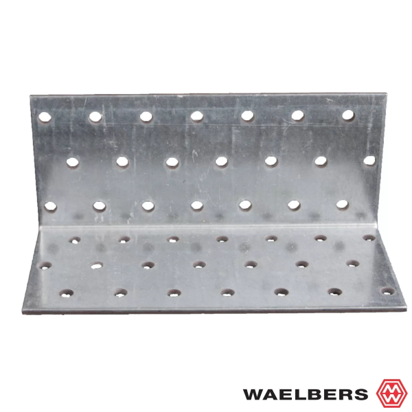 Waelbers Verbindingshoek 100x100x100 mm - staal - blauw gepassiveerd - 448504.11