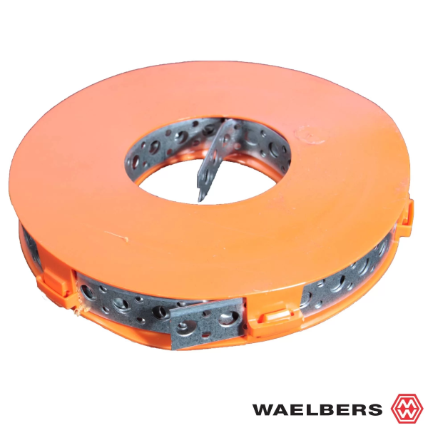 Waelbers Montageband 17x0,70mm - staal verzinkt - 10 meter - in casette - 48040054.01