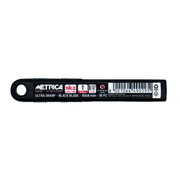 Metrica Reserve afbreekmessen - 9 mm - 10 stuks - SK2 - 49029