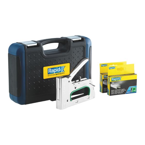 Rapid R34 Handtacker set inclusief nieten - koffer - 5001379