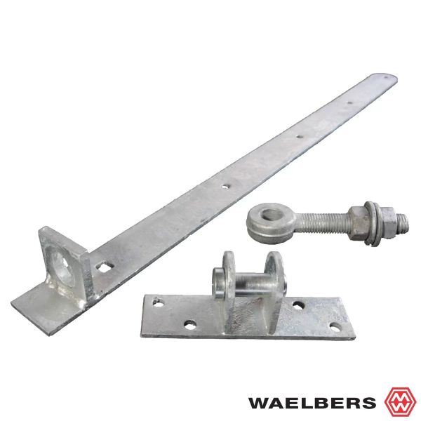 Waelbers Verstelbare heng met oog en duim set - grijs - 600 mm - staal - 575103.01