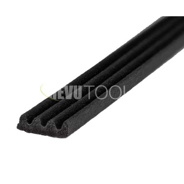 Ellen Zelfklevende tochtband - kier 2-3 mm - 7,5 meter - zwart - 600104050