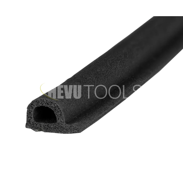 Ellen Zelfklevende tochtband - kier 3-5 mm - 7,5 meter - zwart - 600304050