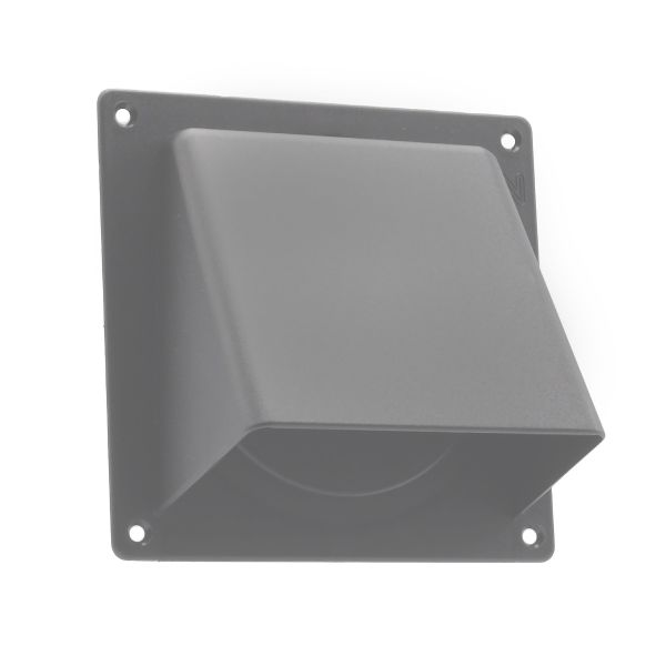 Nedco Universele gevelklep Ø 100/125/110x54 mm - kunststof grijs - 625.004.05