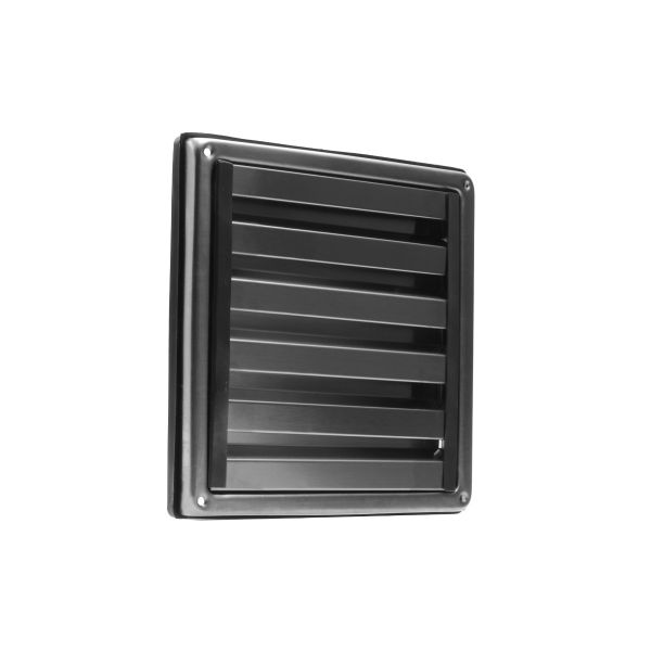 Nedco Lamellenrooster RVS 182x182 mm - Ø 125 mm - 626.020.11