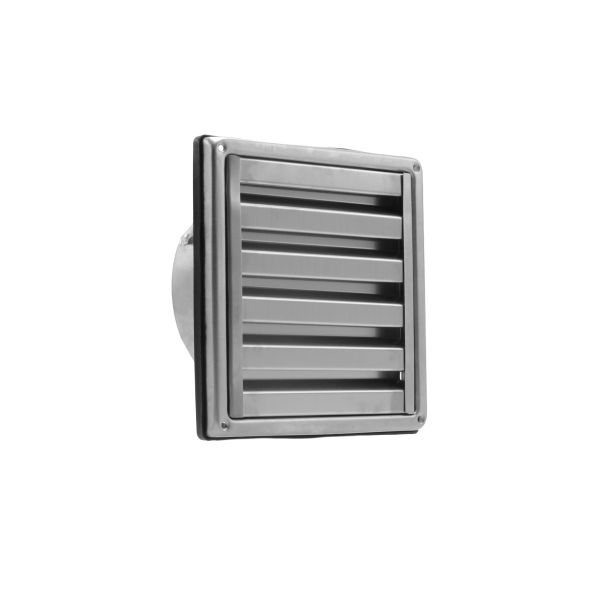 Nedco Lamellenrooster RVS 182x182 mm - Ø 150 mm - 626.021.11