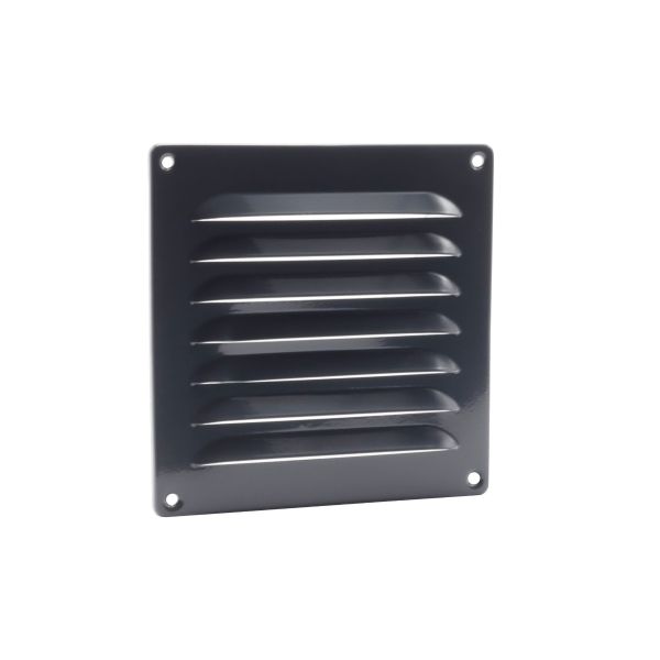 Nedco Schoepenrooster 160x160 mm - aluminium grijs - 629.003.25