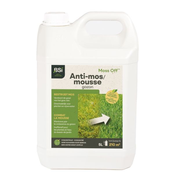 BSI Moss Off Gazon mosbestrijding - 5 liter - 64871