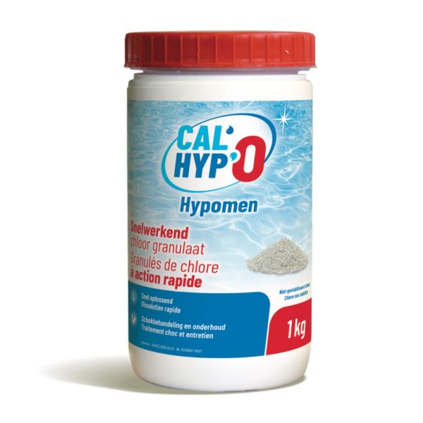 Cal&rsquo;Hypo Hypomen Snelwerkend chloor granulaat - 1 kg - 65288