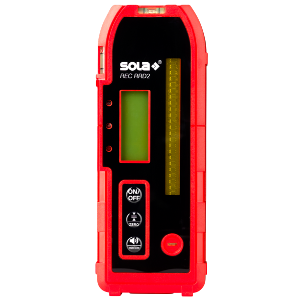 Sola REC RRD 2 Handontvanger met wandhouder voor rotatielaser - rood - 71112001