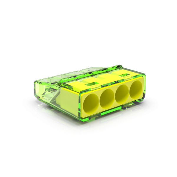 Conex Transparante Lasklem 4-polig - massief 0.2-2,5 mm² - 75 stuks - CH 2140