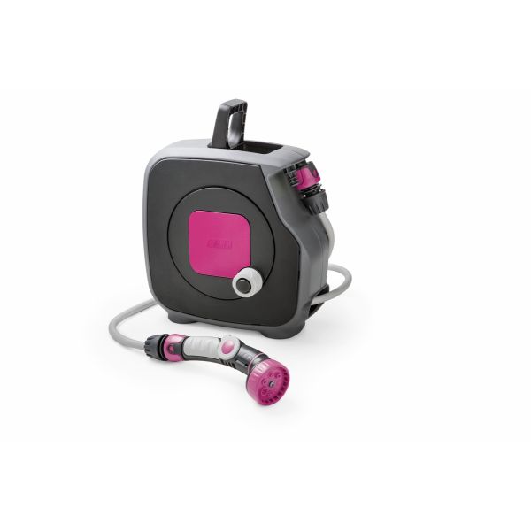 G.F. Aquabag STYLE MINI Draagbare slanghaspel - 10 meter - fuchsia - GF80275628