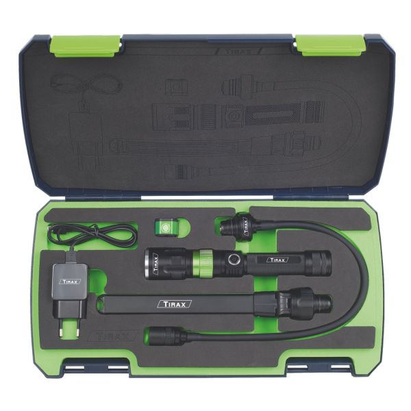Tirax 81120-005 LED lampenset in ABS koffer - 6-delig