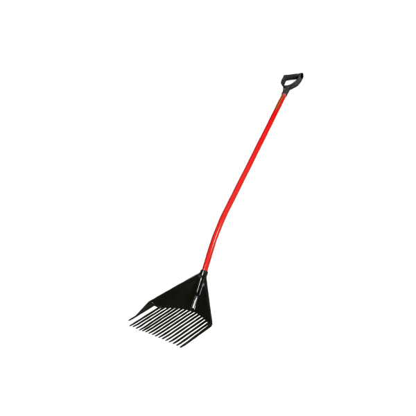 Golden Gark Multihark 18 tands met gebogen aluminium steel en D-greep - 35 cm