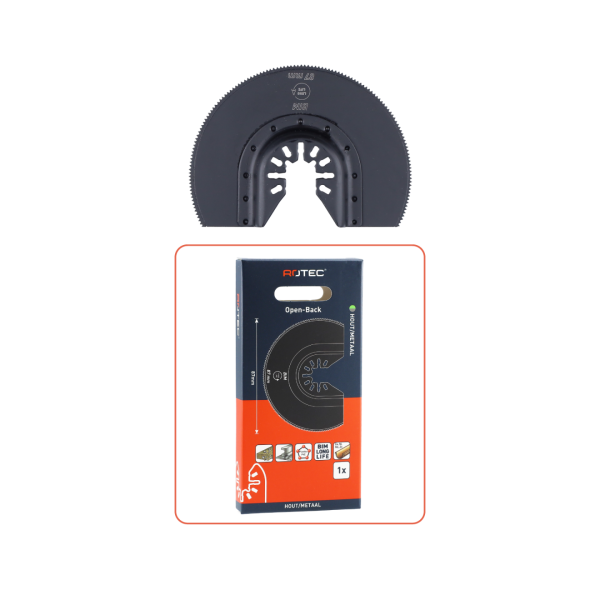 Rotec MTS85bi Invalzaagblad - Ø85 mm - Open-Back - hout, metaal en kunststof - Bimetaal - 516.1201