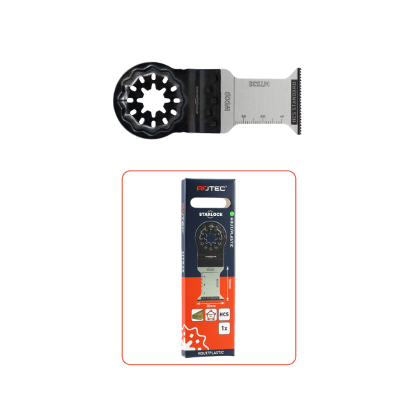 Rotec MTS35 Invalzaagblad - 35x50 mm - Starlock - hout en kunststof - HCS