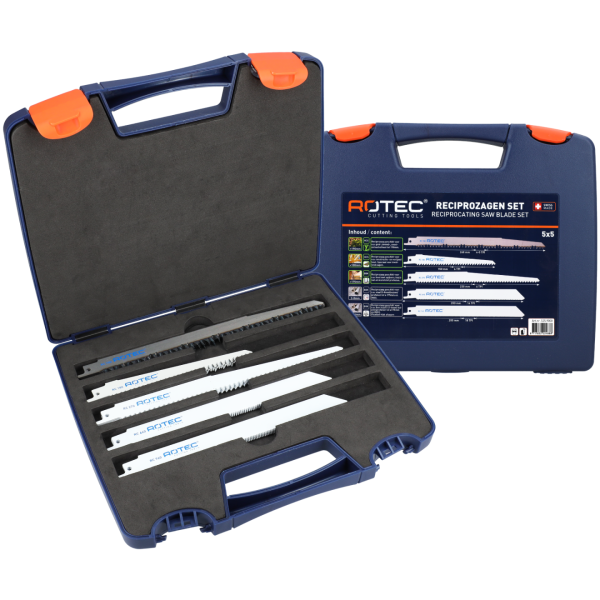 Rotec 525 Reciprozaagblad set - 25-delig - 525.9000