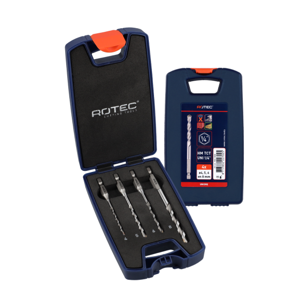 Rotec 226 UNIDre Multifunctionele borenset - 4-delig - 900.1008