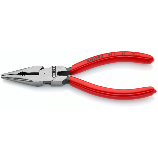 Knipex 08 21 145 Spitse Kombitang met kunststof bekleed - 145 mm