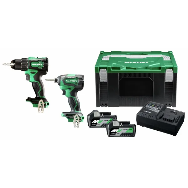 Hikoki KC18DEWAZ Combopack DS18DE + WH18DE - 2 x 18V, 5.0 Ah accu's - HSC