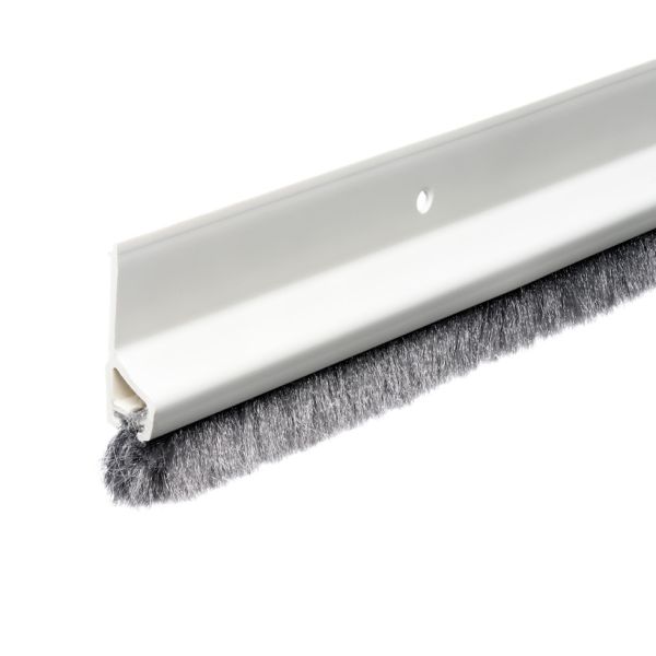 Ellen PDS 3B DECO Dorpelprofiel met borstel - 100 cm - max. kier 20 mm - kunststof - wit - 110501050