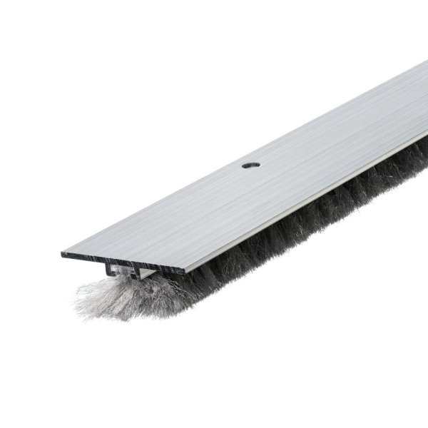 Ellen DBS Invisible Dorpelprofiel met borstel - 100 cm - max. kier 13 mm - aluminium - 030700050