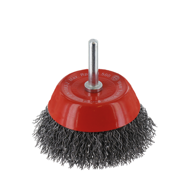 Rotec Komborstel - Ø75 mm - 6 mm - gegolfd staaldraad - 798.0370