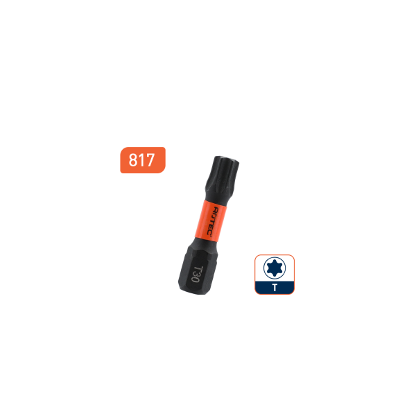 Rotec IMPACT Bit - TX10 - 30 mm - TX (Torx)