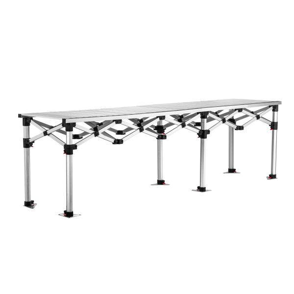 Grizzly GO-WORK tafel 230 cm - aluminium - GOWT230
