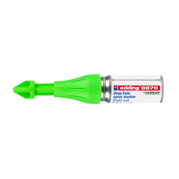 Edding 8870 Diepgat marker / spray voor diepe gaten - tot 45 mm - groen
