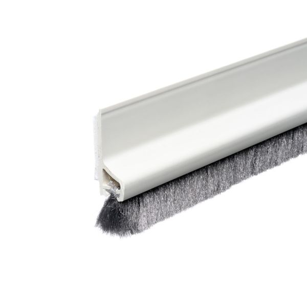 Ellen PDS 3B ZK Comfort Zelfklevend dorpelprofiel met borstel - 100 cm - max. kier 20 mm - kunststof - wit - 110601050