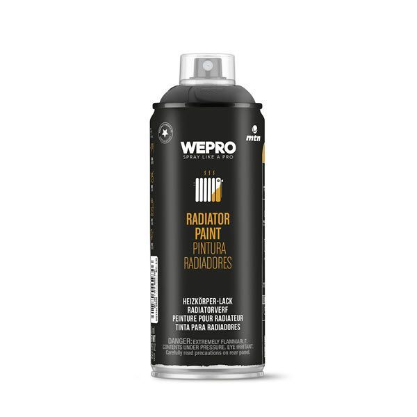 MTN WEPRO Radiator spuitlak - zwart - mat - 400 ml