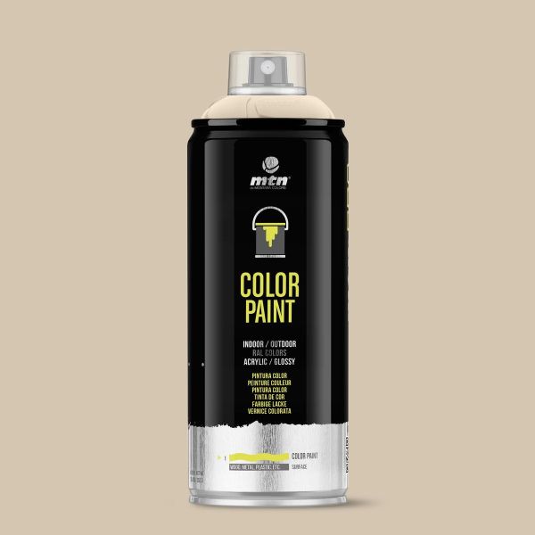 MTN WEPRO Acrylic spuitlak - licht ivoor  - RAL 1015 - 400 ml